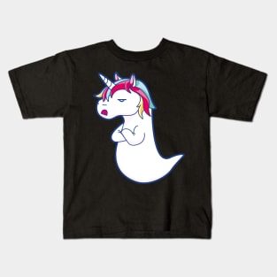 Boonicorn ghost unicorn Kids T-Shirt